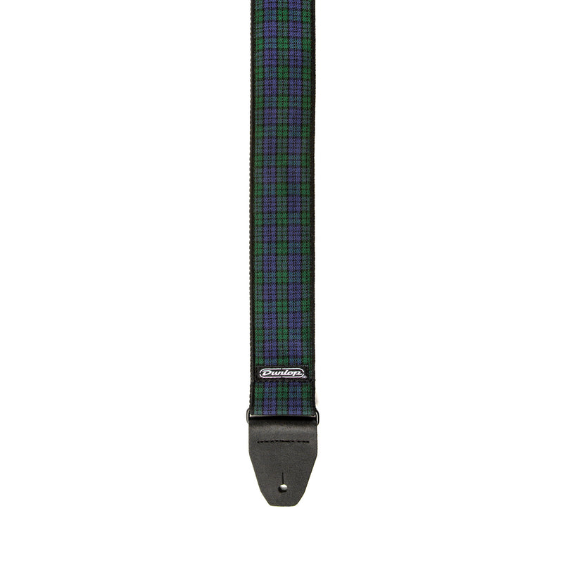 Dunlop D6731 Jacquard Guitar Strap (Black Watch Plaid)
