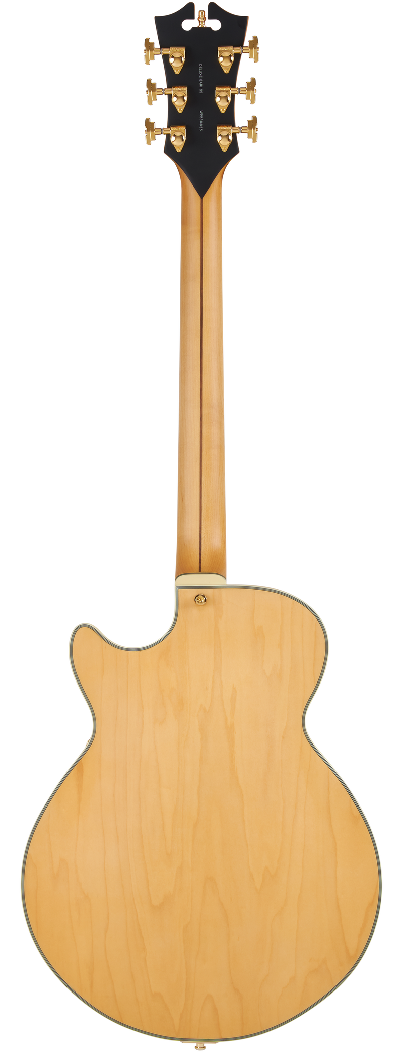 D'Angelico Dadbsshngs Guitare électrique à corps creux (miel en satin)