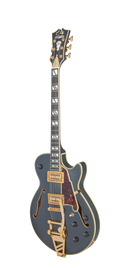 D'Angelico DADSSBW3MTS Bobby Weir 3 Semi Hollow-Body Electric Guitar (Matte Stone)