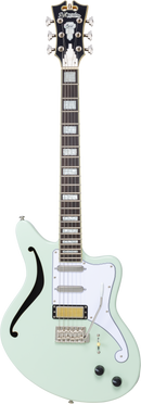 D'Angelico EXCEL BEDFORD SEMI-HOLLOW Giacomo Turra Electric Guitar (Peppermint Green)
