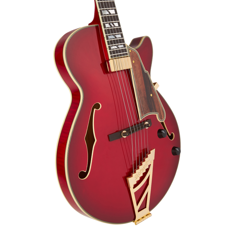 D'Angelico EXCEL SS SOHO Hollow Body Electric Guitar (Dark Cherry Burst)