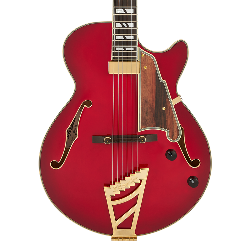 D'Angelico EXCEL SS SOHO Hollow Body Electric Guitar (Dark Cherry Burst)