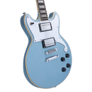 D'Angelico PREMIER BRIGHTON Series Electric Guitar (Ice Blue Metallic)