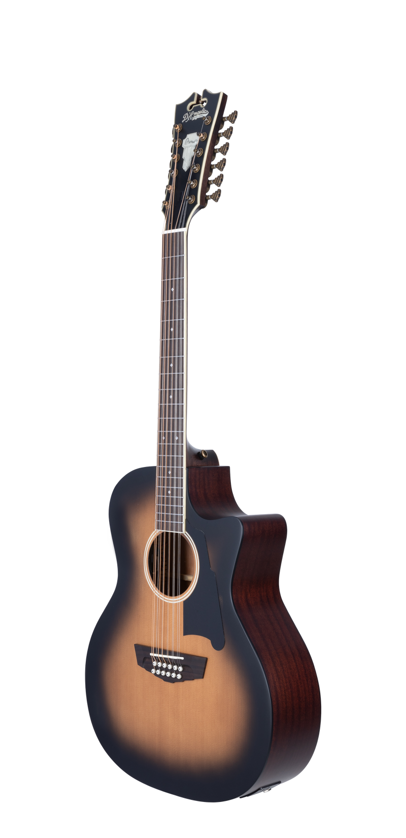 D'Angelico FULTON GRAND AUDITORIUM Guitare acoustique 12 cordes (Aged Burst)