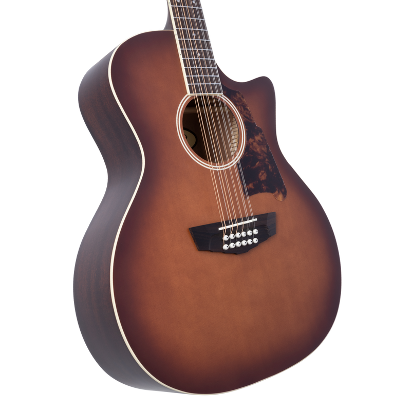 D'Angelico FULTON GRAND AUDITORIUM Guitare acoustique 12 cordes (Natural Burst)