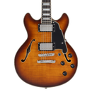 D'Angelico PREMIER MINI DC Guitare électrique semi-creuse (Dark Iced Tea Burst)