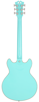 D'Angelico PREMIER MINI DC Semi-Hollow Electric Guitar (Surf Green)