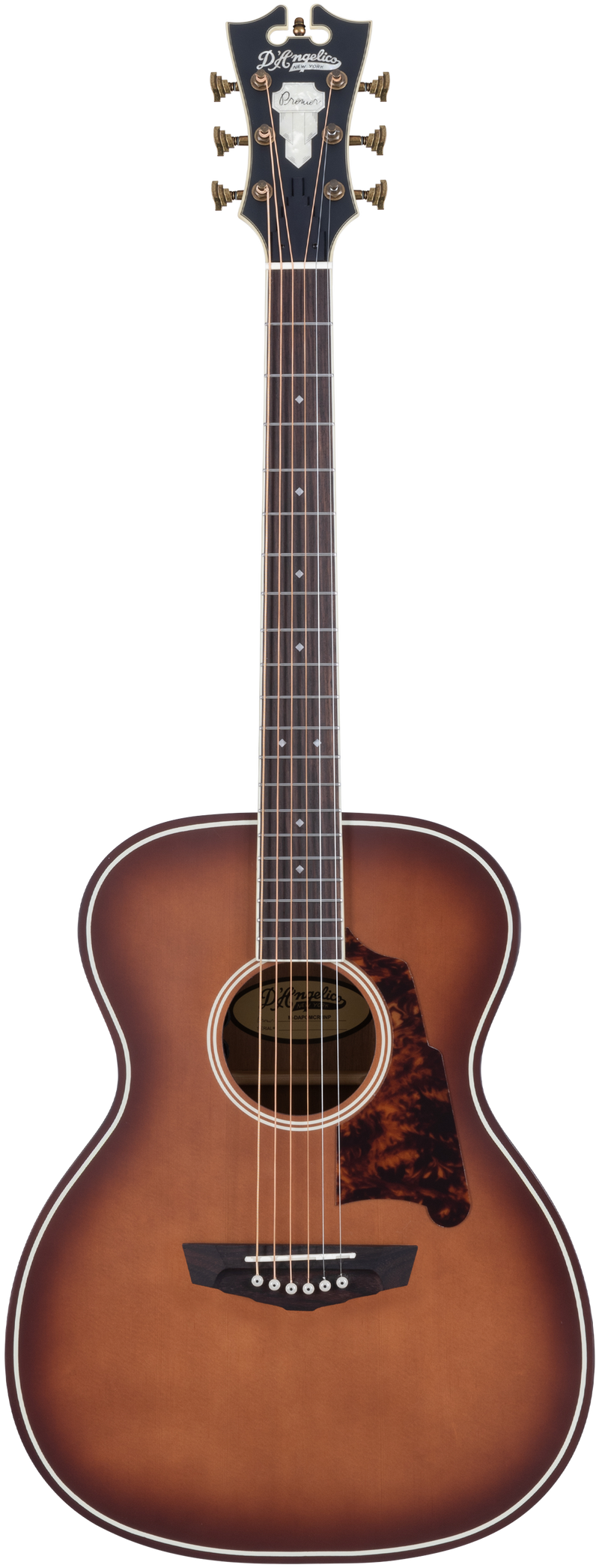 D'Angelico TAMMANY ORCHESTRA E Acoustic Guitar (Natural Burst)
