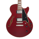 D'Angelico PREMIER SS Semi-Hollow Electric Guitar (Burnt Red)