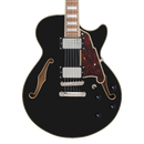 D'Angelico PREMIER SS Semi-Hollow Electric Guitar (Solid Black)