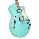 D'Angelico PREMIER SS Semi-Hollow Electric Guitar (Surf Green)