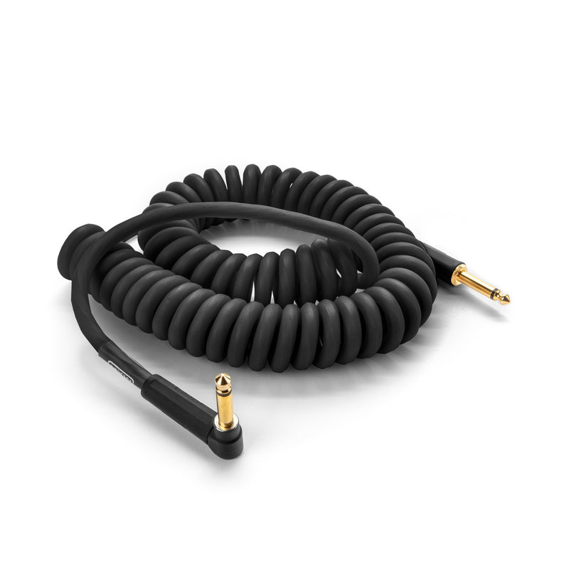 Dunlop DCICB15R 1/4 to 1/4 Coil Cable (Black) - 15'