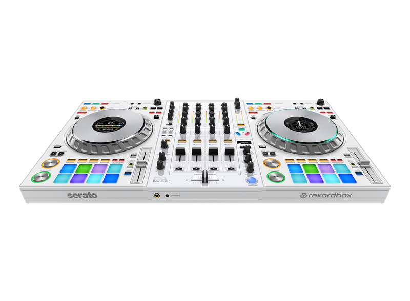 Pioneer DJ DDJ FLX10 Limited Edition 4-Channel Professional DJ Controller (White)