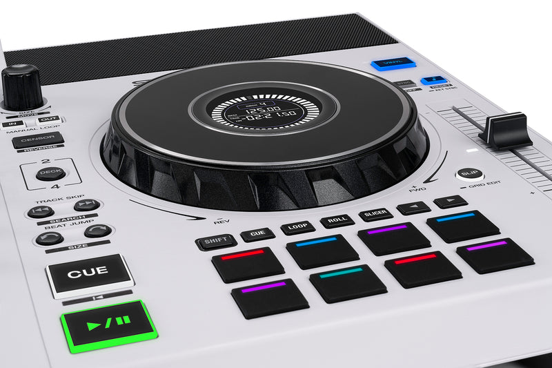 Denon DJ SC LIVE 4 Professional Standalone DJ Controller (White)