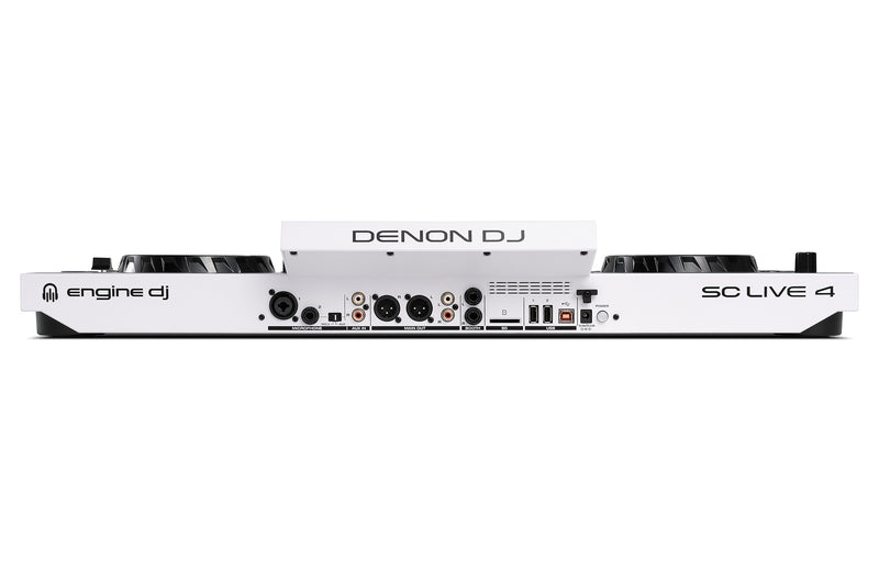Denon DJ SC LIVE 4 Professional Standalone DJ Controller (White)