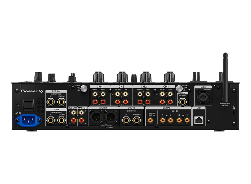 Pioneer DJ DJM-A9 4-Channel Digital Pro-DJ Mixer with Bluetooth (Black)