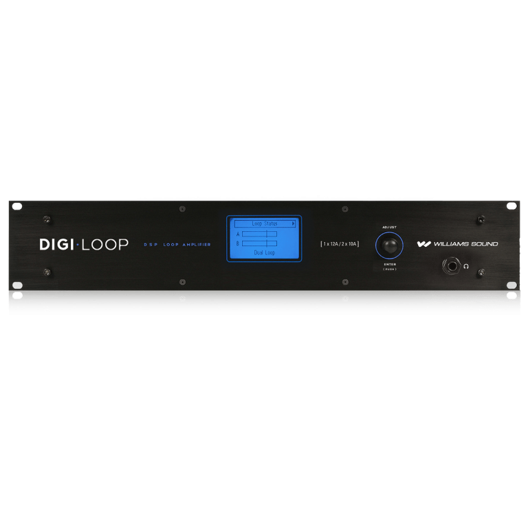 Williams AV DL210 SYS 2 2.0 Digi-Loop Large Area, Dual Channel Hearing Loop System with Flat Wire