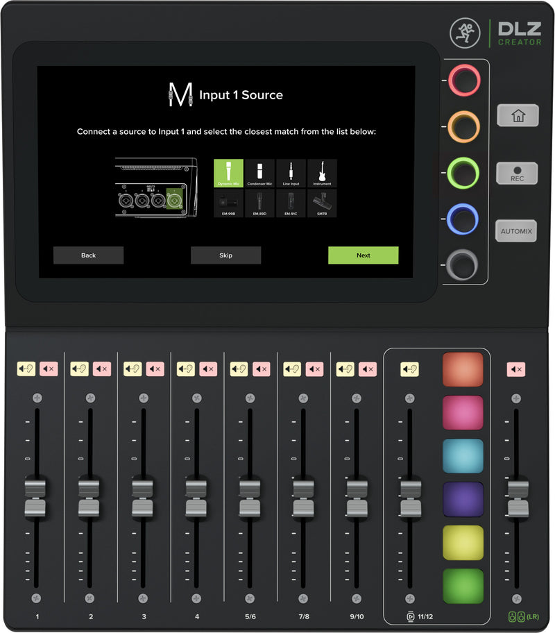 Mackie DLZ CREATOR Adaptive Digital Mixer for Podcasting and Streaming