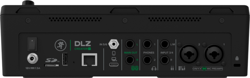 Mackie DLZ CREATOR XS Compact Adaptive Digital Mixer for Podcasting and Streaming