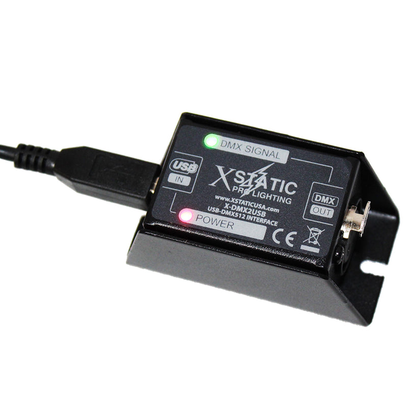 ProX X-DMX2USB Interface de convertisseur USB vers DMX 512 Chipset DMX ouvert FTDI-232