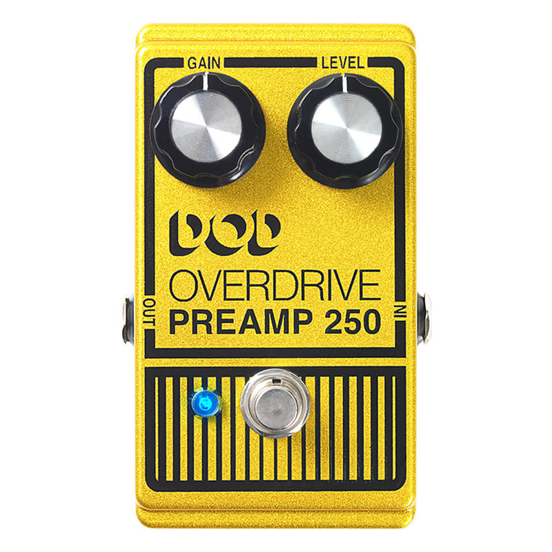 DOD OVERDRIVEPREAMP250 Pédale d'overdrive avec circuit True Bypass
