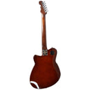 Guitare électrique Solidbody Reverend CHARGER RA - Érable flamme rouge vin