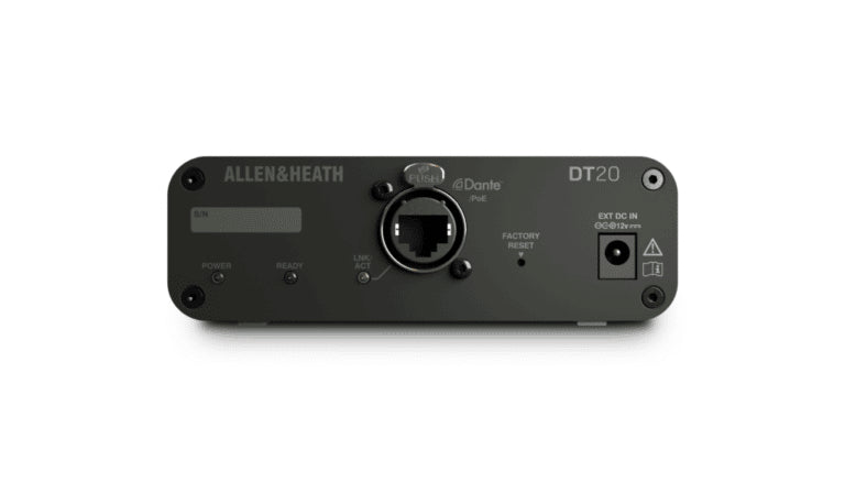 Allen & Heath DT-20-M Dante Input Interface with No Power Supply