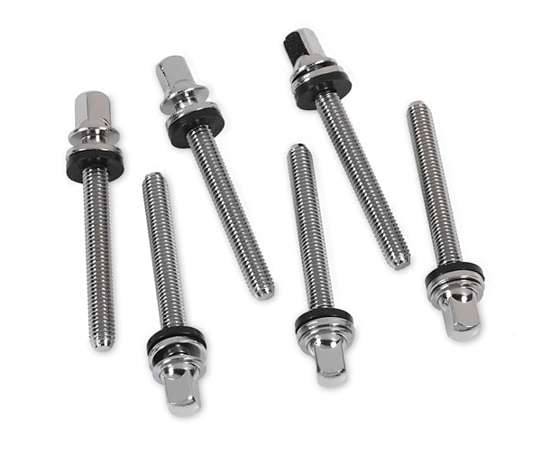 DW Hardware DWSM165C True-pitch Chrome Tension Rod M5-.8 x 1.65-inch Tom / Snare (6-Pack)