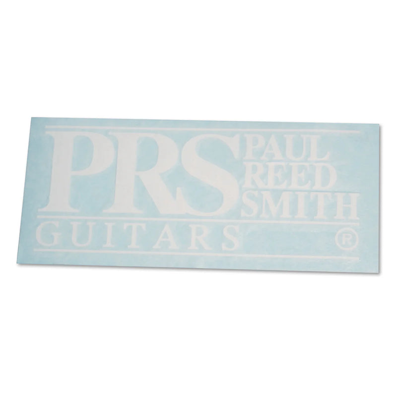 PRS Block Logo Window Decal (White)