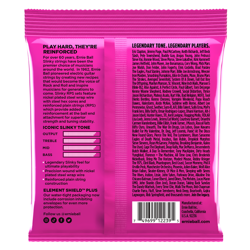 Ernie Ball 2239EB Slinky Nickel Wound Guitar Strings - RPS-9 .009-.042