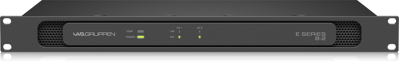 Lab Gruppen E 8:2 800 Watt Amplifier with 2 Flexible Output Channels for Installation Applications (DEMO)