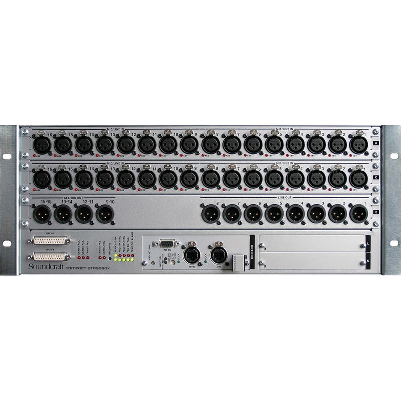 Soundcraft E947.350000 Compact Stagebox 32 Mic/16-Out/CAT5