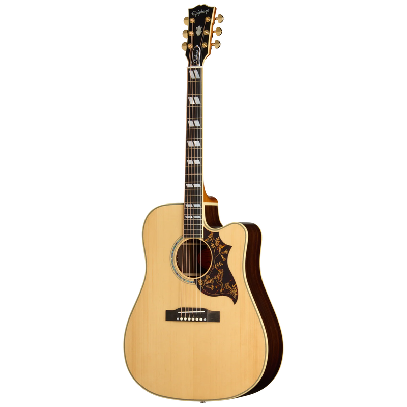 Epiphone HUMMINGBIRD DELUXE EC Acoustic Electric Guitar (Natural)