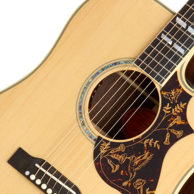 Epiphone HUMMINGBIRD DELUXE EC Acoustic Electric Guitar (Natural)