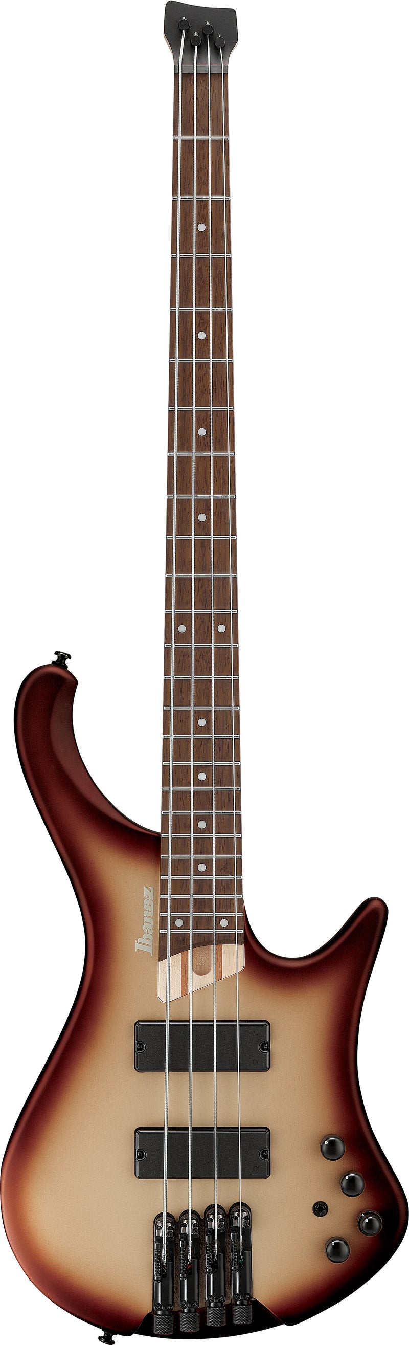 Ibanez EHB600CCM EHB Ergonomic Headless Electric Bass Guitar (Charred Champagne Burst Matte)
