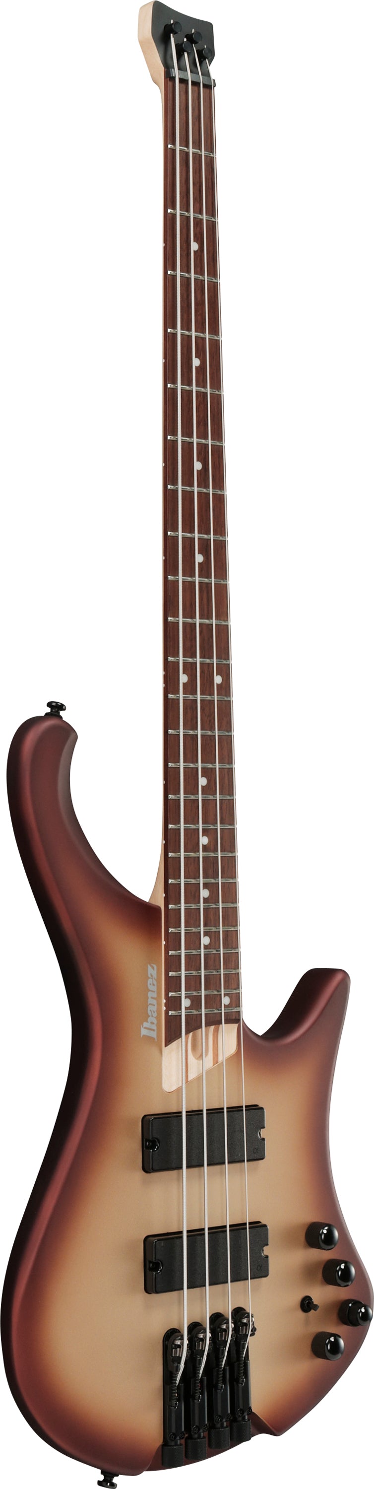 Ibanez EHB600CCM EHB Ergonomic Headless Electric Bass Guitar (Charred Champagne Burst Matte)