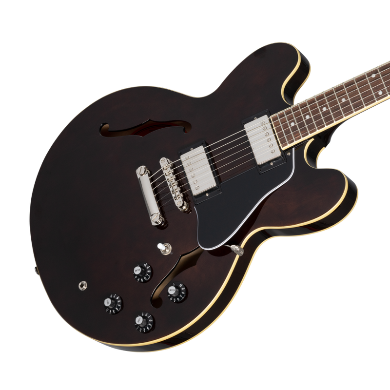 Epiphone JIM JAMES ES-335 Guitare électrique (noyer des années 70)