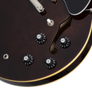 Epiphone JIM JAMES ES-335 Guitare électrique (noyer des années 70)