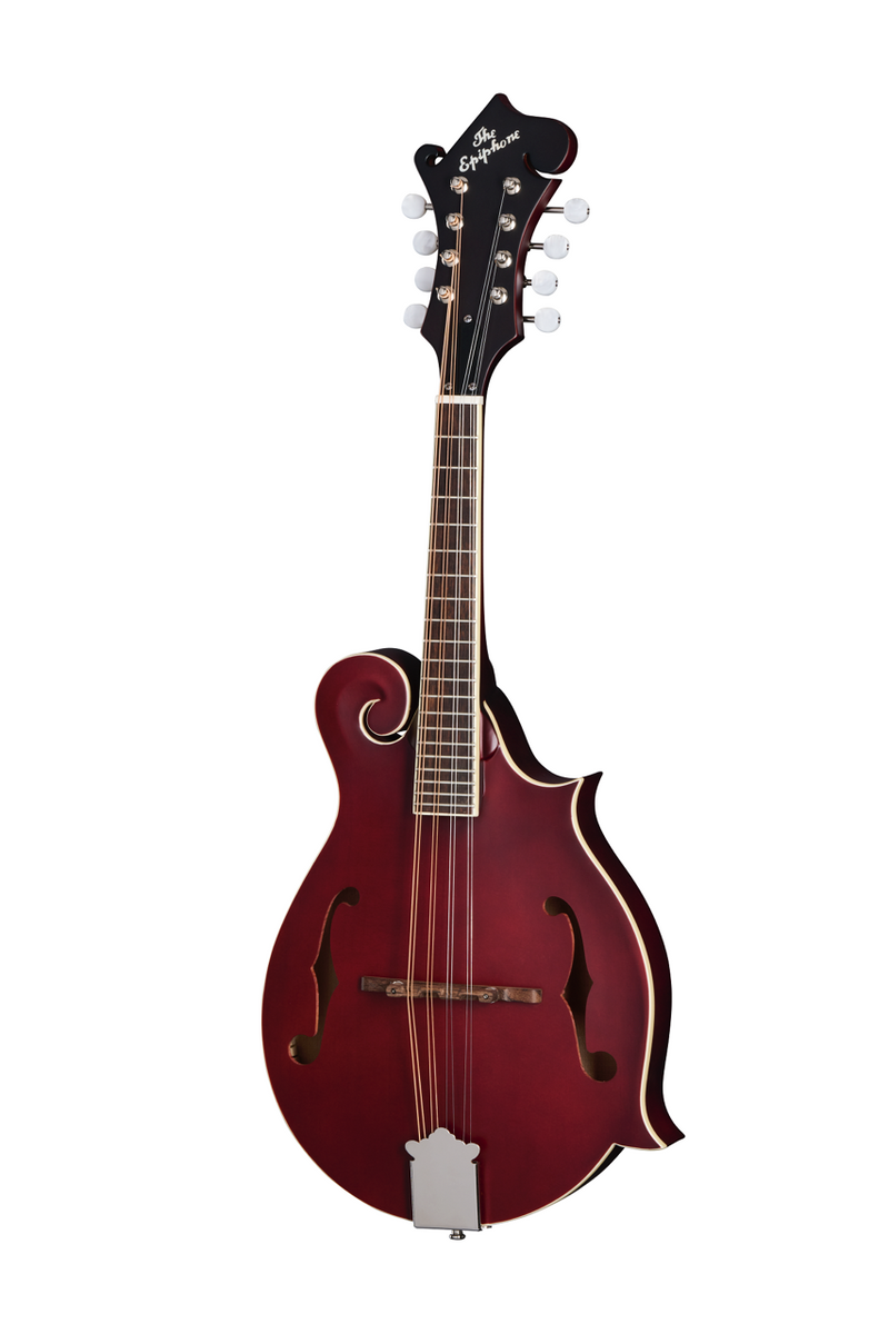 Epiphone eIGMF5SWRSNH F-5 Studio 8 String Mandoline (Wine Red Satin)