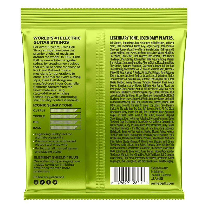 Ernie Ball 2621EB Nickel 7-String Reg Slinky 010-056