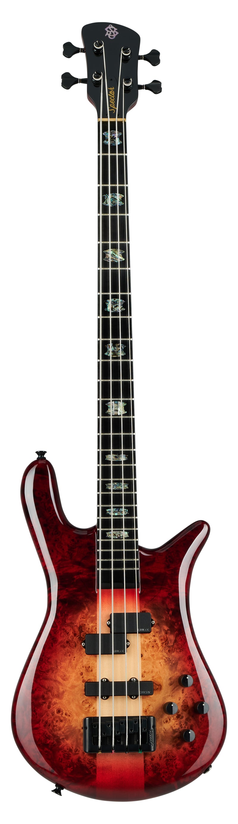 Spector EURO CST Electric Bass Guitar (Natural Red Burst Gloss)