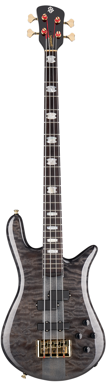 Spector EURO4DWBKS Euro 4 Dough Wimbish Signature Electric Bass Guitar (Black Stain Gloss)