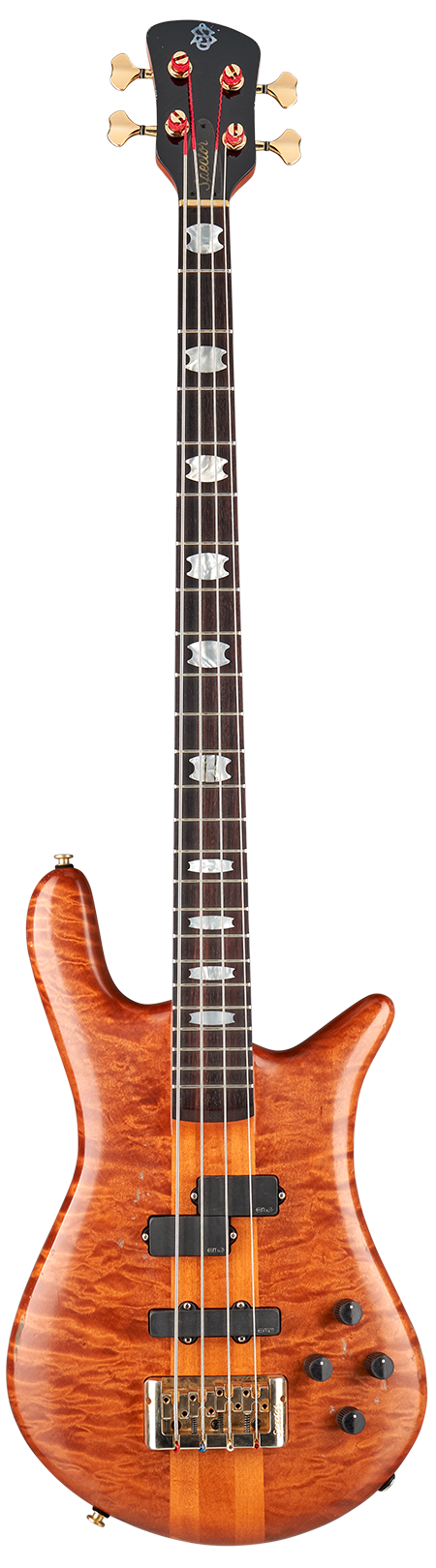 Spector EURO4DWAMBREL Euro 4 Dough Wimbish Signature Electric Bass Guitar (Amber Aged Finish)