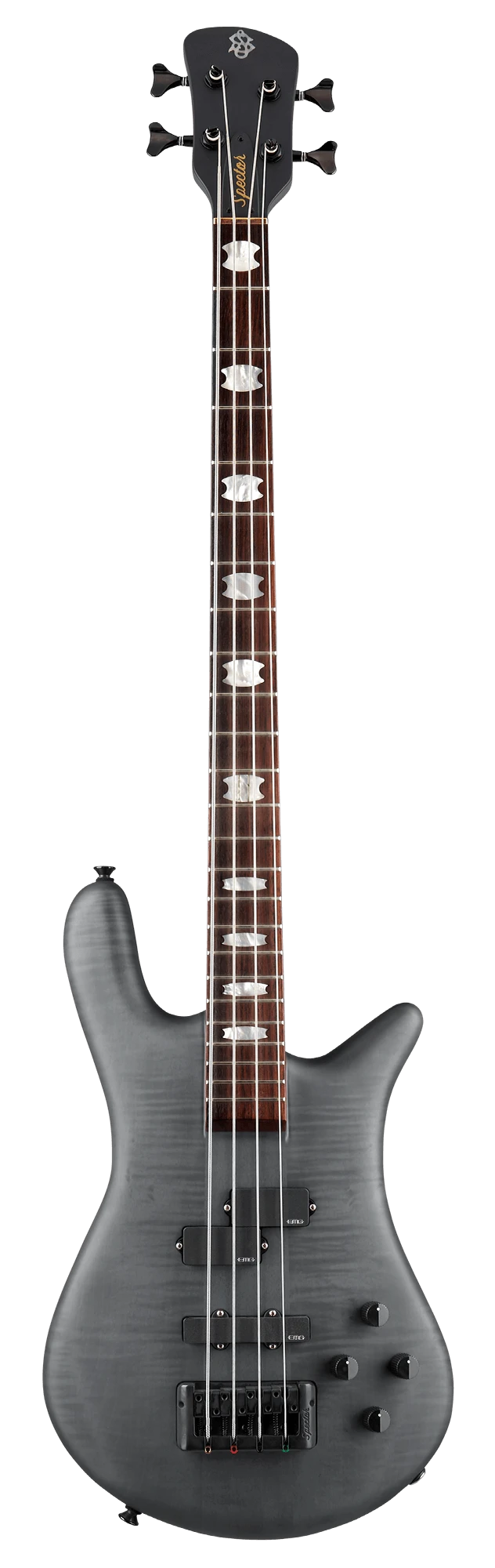 Spector EURO 4 LX Electric Bass Guitar (Transparent Matte Black)