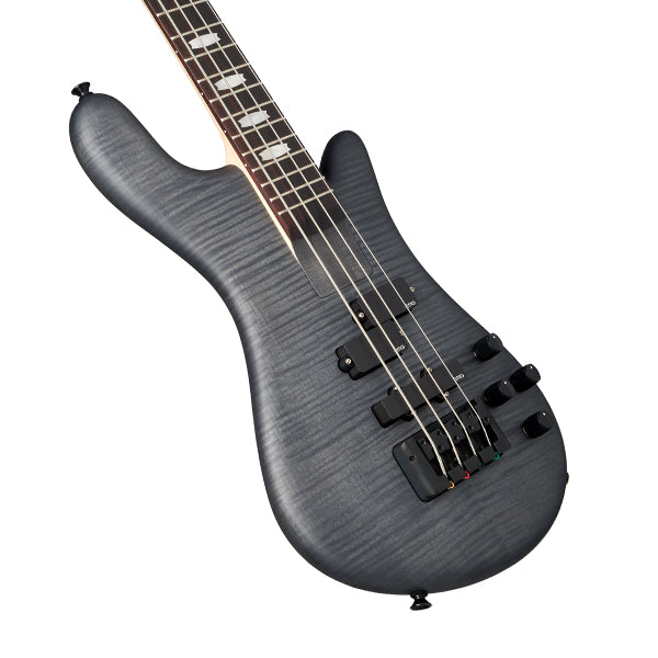 Spector EURO 4 LX Bolt-On Electric Bass Guitar (Transparent Black)