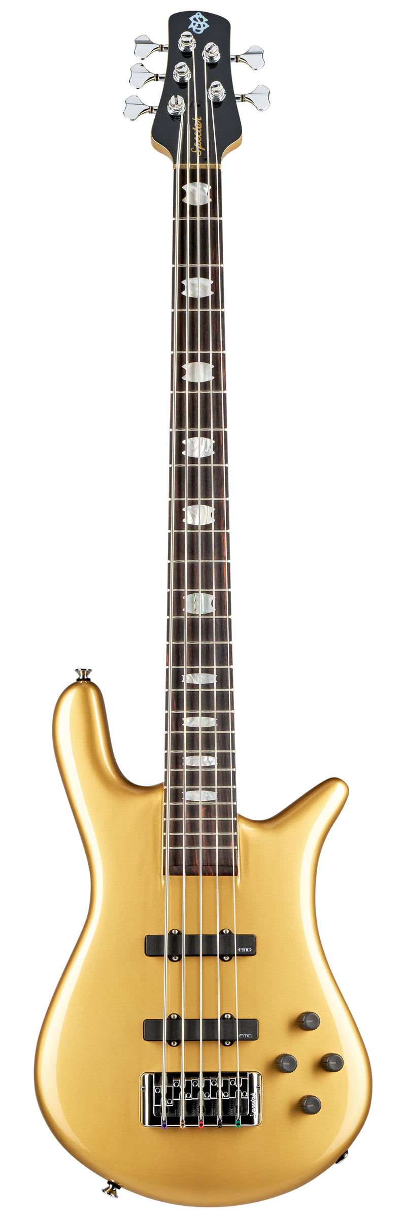 Spector EURO 5 CLASSIC Guitare basse à 5 cordes (Or métallique brillant)