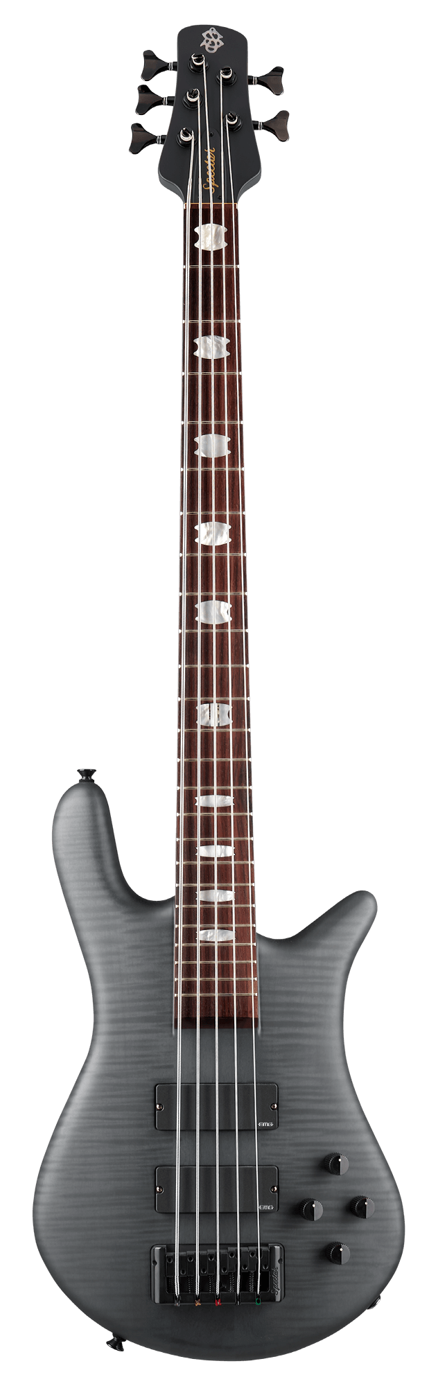 Spector EURO 5 LX 5 Strings Electric Bass Guitar (Transparent Black)