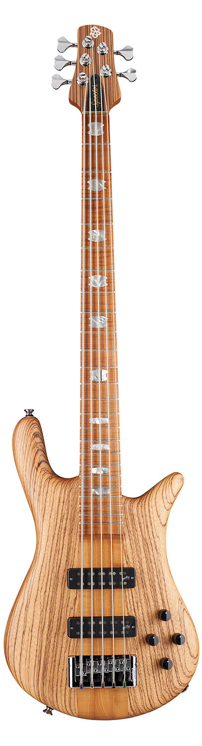 Spector EURO 5 RST 5-String Electric Bass Guitar (Zebrawood Natural Matte)
