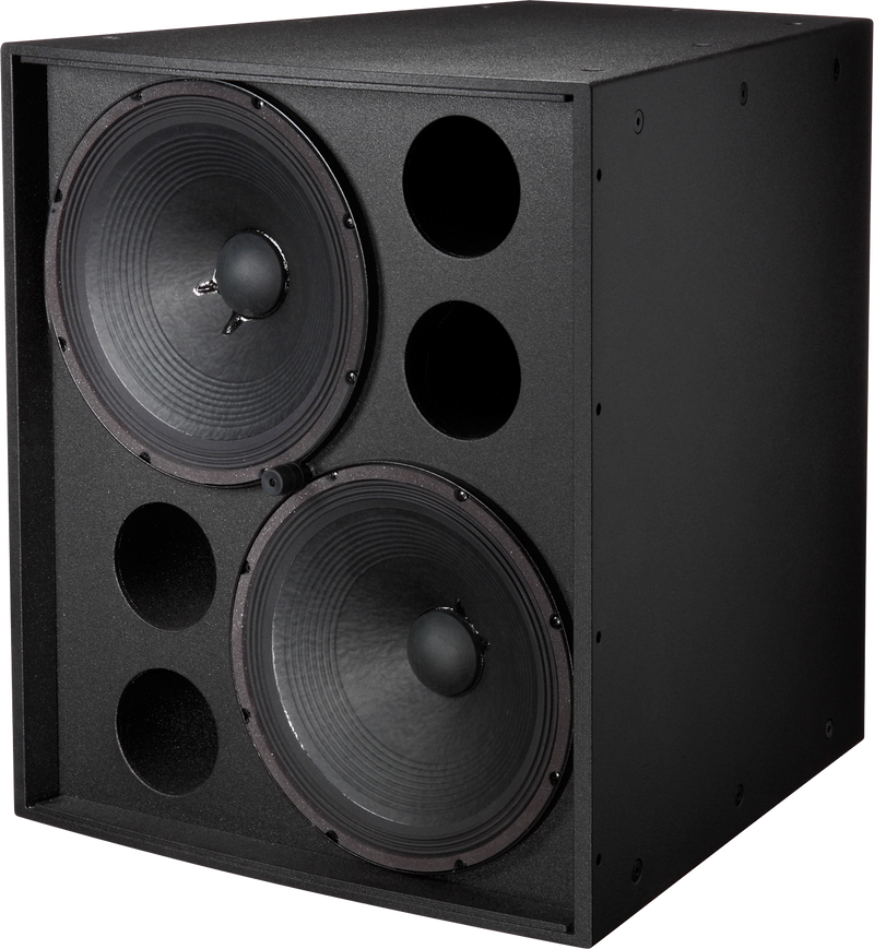 Electro-Voice EVF-2151D-FGB Dual Front Loaded Subwoofer (Black, Fully Weather Resistant) - 15"