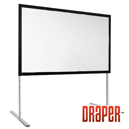 Draper 385122 Complete Screen w/Matt White Surface and Anodized Frame (50"x80")